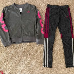 Adidas girls track suit